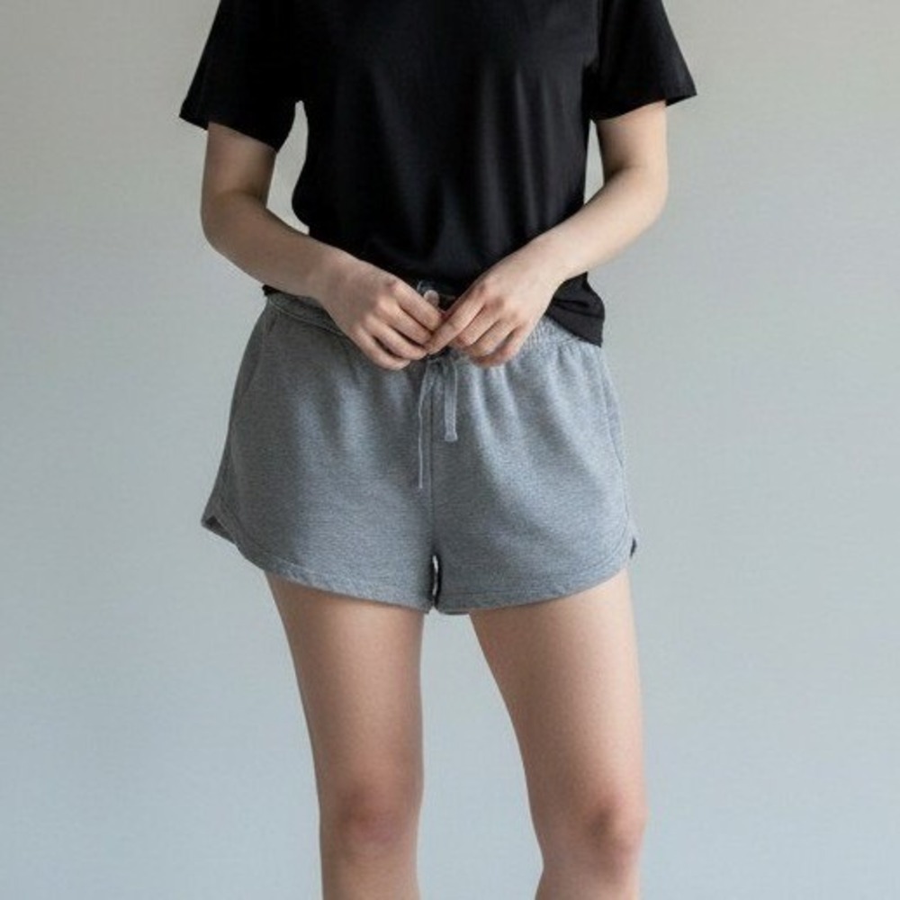 H&M Basic Gray Lounge Shorts Drawstring Casual Activewear‎ Women Small - Picture 3 of 10